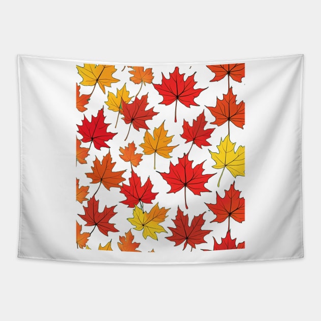 Maple Leaf Tapestry by XtremePizels