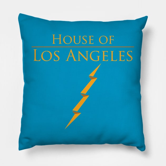 House of Los Angeles (LAC) Pillow by SteveOdesignz