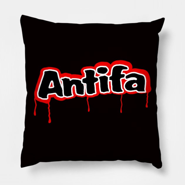 Antifa Pillow by MMROB