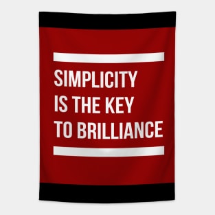 Simplicity is the key #1 Tapestry