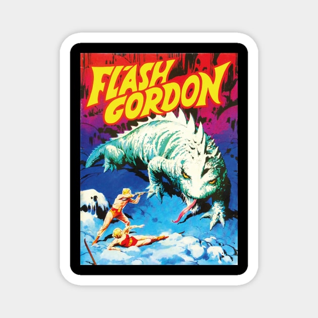 RETRO FLASH GORDON Magnet by Dystopianpalace