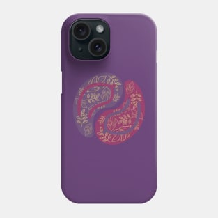 Flip-flops Circle, Pink and Purple Phone Case