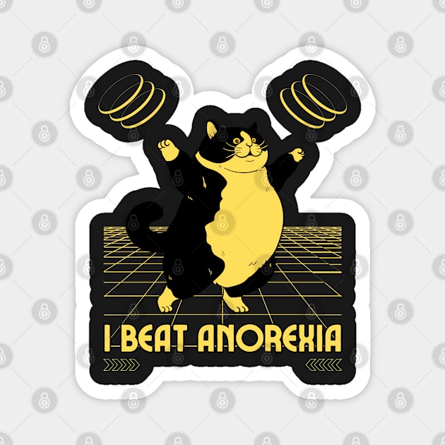 Beat Anorexia Magnet by dudelinart