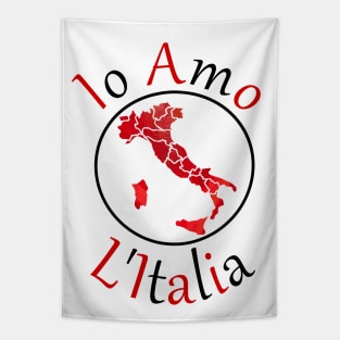 Io Amo L'Italia (I love Italy) Tapestry