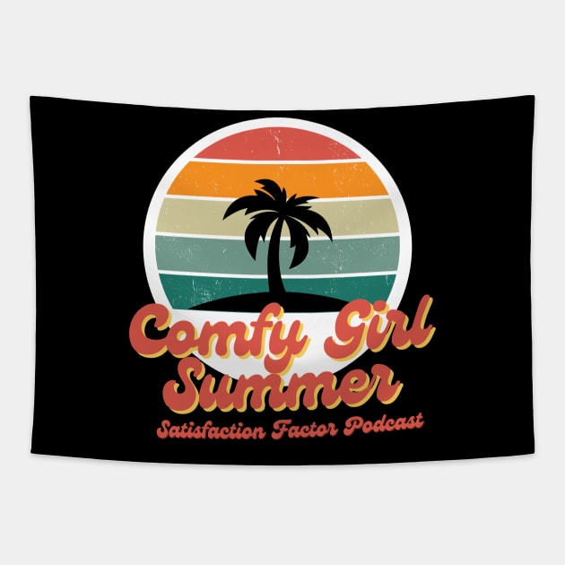 Comfy Girl Summer Tapestry by Satisfaction Factor Pod