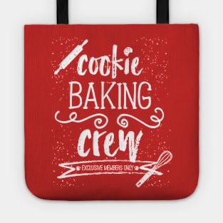 Cookie Baking Crew - Christmas Holiday Baking Red Team Tote