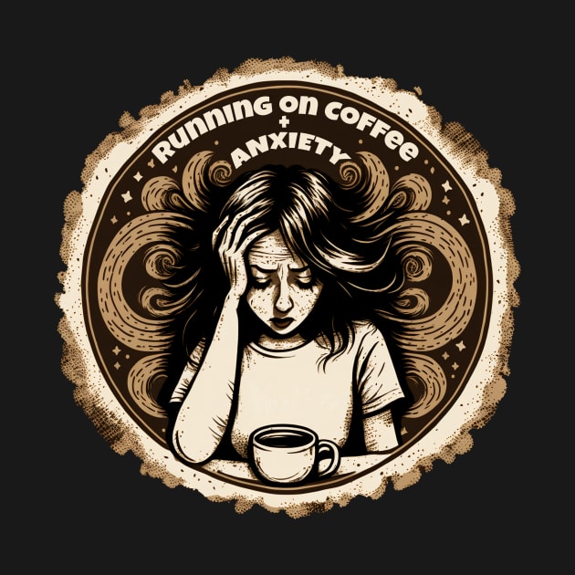 Running on Coffee and Anxiety by JigglePeek