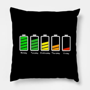 Battery evolution Pillow