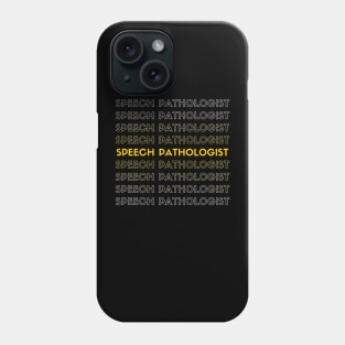 Speech Pathologist yellow Phone Case