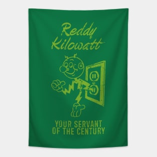 Reddy Kilowatt - Vintage Green Tapestry