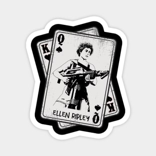 Retro Ellen Ripley Card Style Magnet