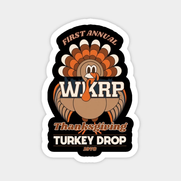 First Annual WKRP Thanksgiving Turkey Drop 1978 Magnet by 3dozecreations