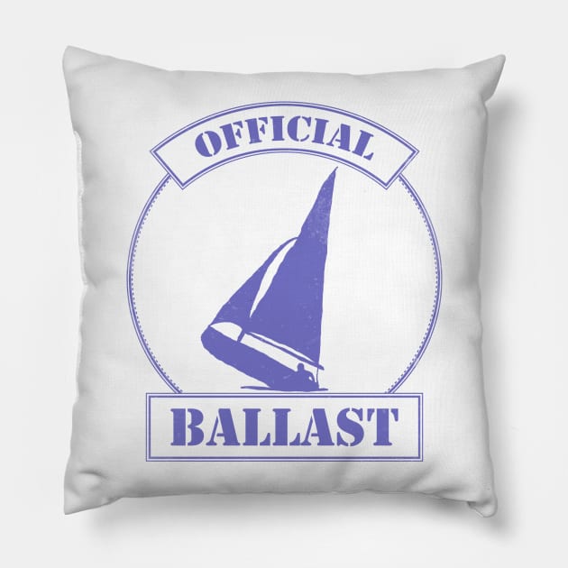 Official Ballast (Blue) Pillow by vpdesign