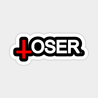 Loser's™ Club: Loser Logo (LIGHT) Magnet