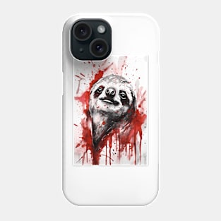 Sloth Ink Painting Phone Case