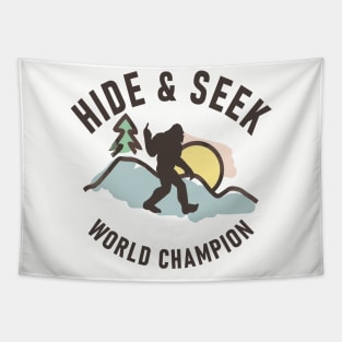 Hide and Seek World Champion Tapestry