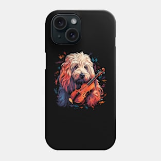 Komondor Playing Violin Phone Case