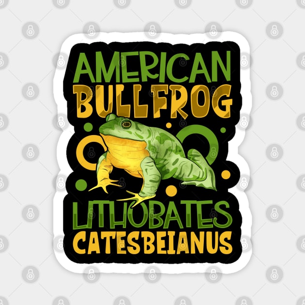 American Bullfrog Magnet by Modern Medieval Design