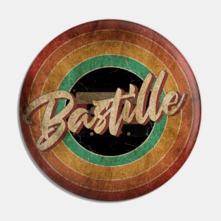 Bastille Vintage Circle Art Pin