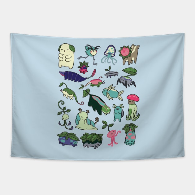 Spirit Parade Tapestry by Soft Biology