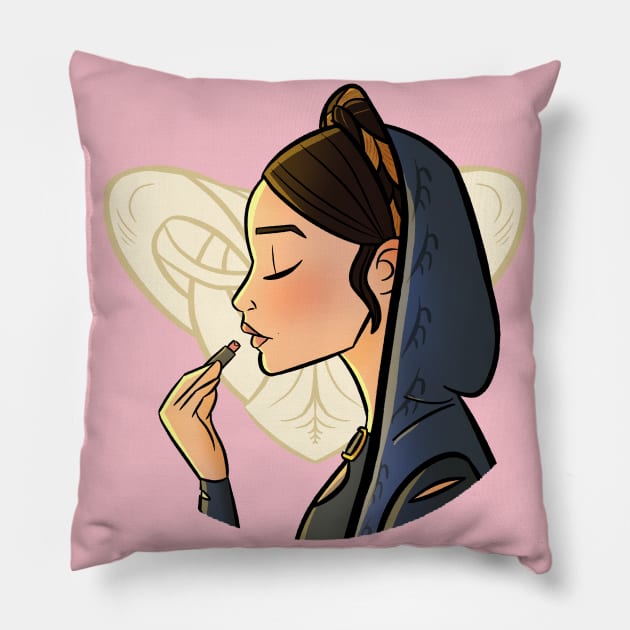 Lipstick Queen Breha Pillow by Lipstick and Lightsabers