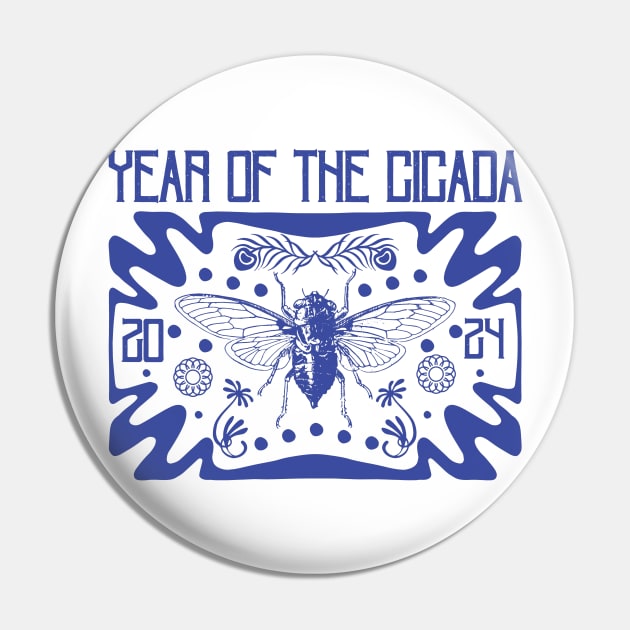 Year of The Cicada 2024 Pin by Halby