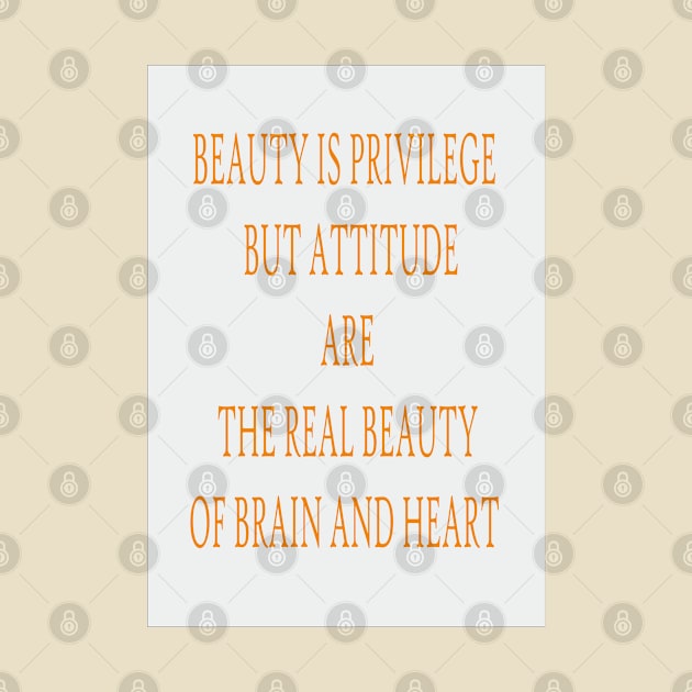 BEAUTY IS PRIVILEGE by hypocrite human