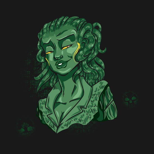 Green Mage Vraska, for Black by EverTomorrow