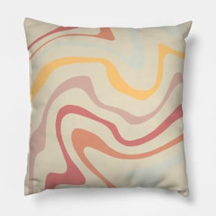 Abstract Wavy Lines Pillow