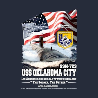 USS Oklahoma City SSN-723 Submarine veterans T-Shirt