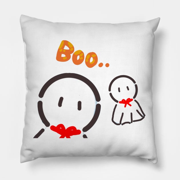 Little Ghost Boo Pillow by JojoCraft