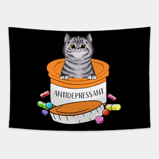 Cute american shorthair Tapestry