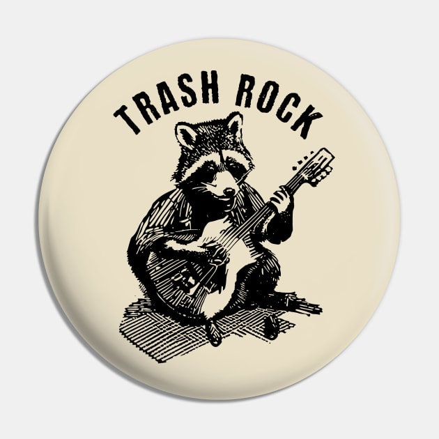 Trash Rock Raccoon Pin by valentinahramov