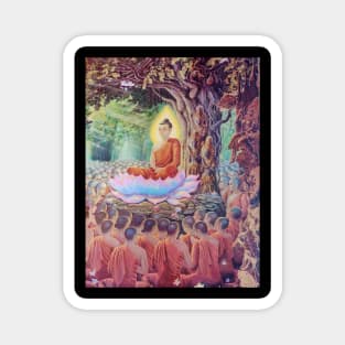 Buddha spreading light Magnet