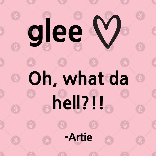 Glee/Artie/What da hell? by Said with wit