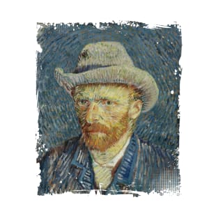 Vincent Van gogh self portrait felt hat T-Shirt