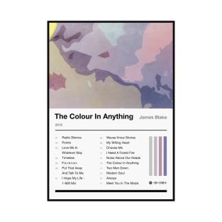 The Colour in Anything Tracklist T-Shirt