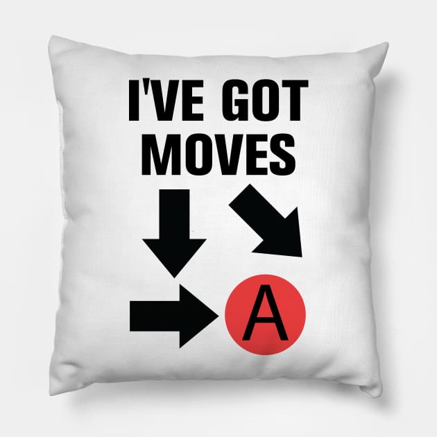 I've got moves Pillow by jonah block