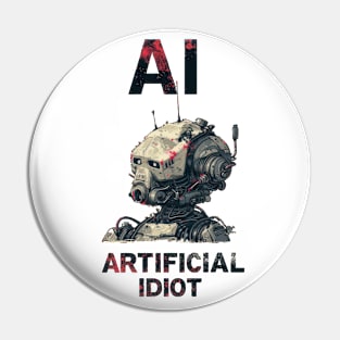 AI = Artificial Idiot Pin