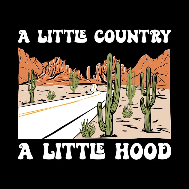 A Little Country A Little Hood Music Concert Gift by AnnetteNortonDesign