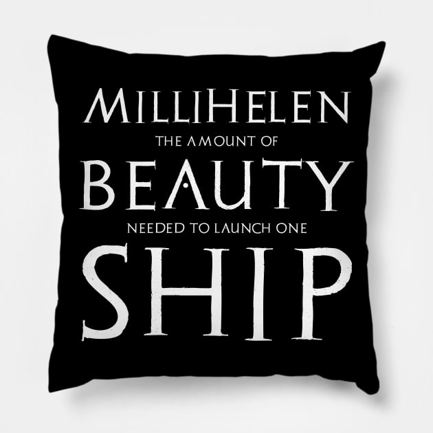 MilliHelen - Helen Of Troy Trojan War Greek Mythology Pillow by Styr Designs