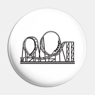 Rollercoaster Pin