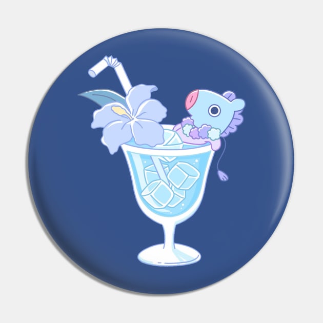 BT21 Mang Cocktail Pin by ZeroKara