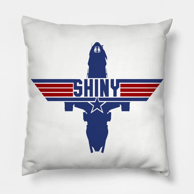 Firefly 'Shiny' Topgun mashup Pillow by Evarcha