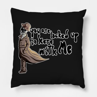 You are locked up in here with me - Watchmen - Rorschach digital art Pillow