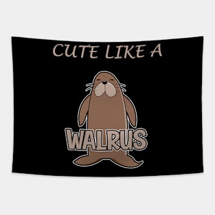 Cute Walrus Tapestry