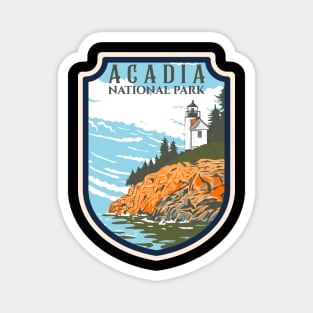 Acadia National Park Emblem Magnet