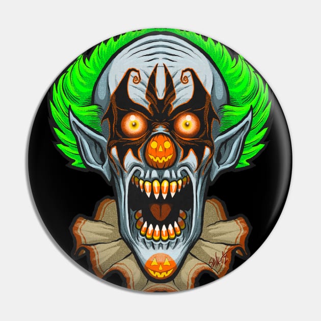 FrightFall2021: Clown Pin by Chad Savage