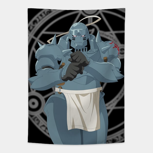 Alphonse Elric Tapestry by JixelPatterns