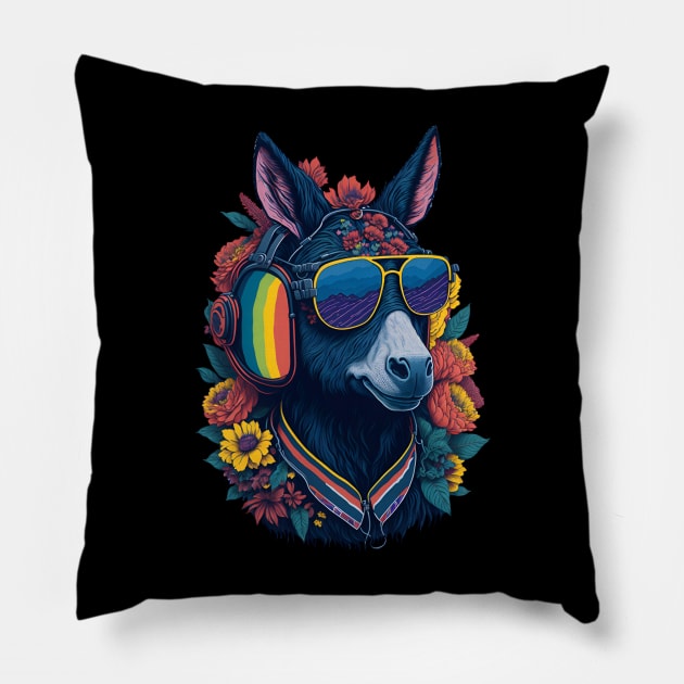 donkey Pillow by vaporgraphic